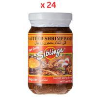 Siblings Sauteed Shrimp Paste, Regular - 227 Gm Pack Of 24 (UAE Delivery Only)