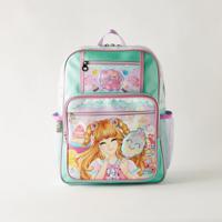 Minmie Candy Land Printed 16-inch Backpack with Zip Closure