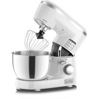BLACK+DECKER 1000W 4L Kitchen Stand Mixer Machine Stainless Steel Bowl With 6 Speed Settings, To Beat Emulsify Knead Whip Cream With Multiple Accessories For Baking& Cooking SM1000-B5 2 Years Warranty