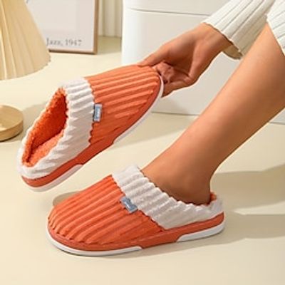 Women's Slippers Fuzzy Slippers Fluffy Slippers House Slippers Daily Indoor Flat Heel Round Toe Casual Comfort Minimalism Faux Fur Loafer Striped Yellow Royal Blue Orange Lightinthebox Women's Slippers Fuzzy Slippers Fluffy Slippers House Slippers Daily Indoor Flat Heel Round Toe Casual Comfort Minimalism Faux Fur Loafer Striped Yellow Royal Blue Orange Lightinthebox