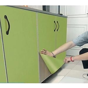 oil-proof sticker kitchen refrigerator cabinet renovation kitchen cabinet dirty waterproof self-adhesive pvc wallpaper one piece on behalf of Lightinthebox