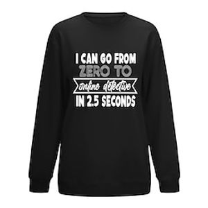 Inspired by Quotes Online Detective Sweatshirt Anime Graphic Hoodie For Men's Women's Unisex Adults' Hot Stamping 100% Polyester miniinthebox