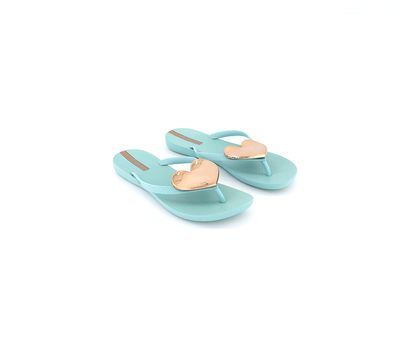 Womens Maxi Fashion II Slippers  Green/Gold