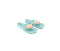 Womens Maxi Fashion II Slippers  Green/Gold - thumbnail