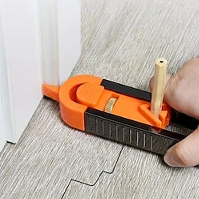 Accurate Woodworking Measurement Tool Set, Profile Scribing Ruler with Lock  Adjustable Irregularity Radian miniinthebox