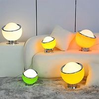 Bedside Table Lamp Modern Minimalist Glass Furniture Decoration Living Room Bedroom Study Bedside Table Lamp 110-240V Lightinthebox - thumbnail