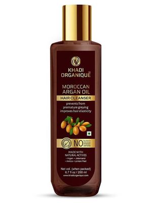 Khadi Organique Moroccan Argan Oil Hair Cleanser (SLS & Paraben free) 200ml Khadi Organique Moroccan Argan Oil Hair Cleanser (SLS & Paraben free) 200ml