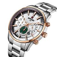 Reward men's watch sports steel band watch butterfly buckle watches Lightinthebox - thumbnail
