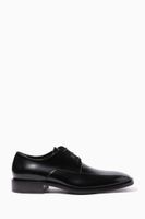 Glazed-Leather Rim Derby Shoes Glazed-Leather Rim Derby Shoes
