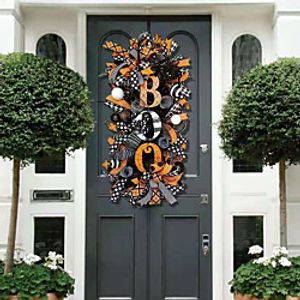 Halloween Garland Door Hanging Garland Halloween Horror Pumpkin Garland Lightinthebox