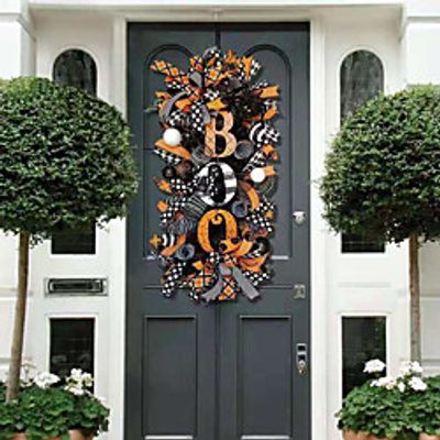 Halloween Garland Door Hanging Garland Halloween Horror Pumpkin Garland Lightinthebox