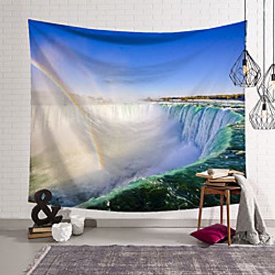 Rainbow Wall Tapestry Art Decor Blanket Curtain Hanging Home Bedroom Living Room Decoration Polyester miniinthebox