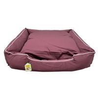 Nutrapet L-69Cm W-64Cm H-25Cm Fragrances Lounger Bed Maroon S