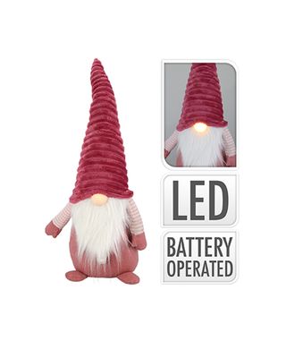 Koopman Xmas Gnome Standing 57cm Pink