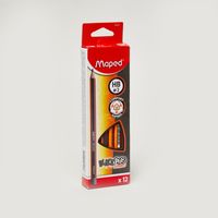 Maped HB Black Peps Jumbo Pencil - Set of 12 Maped HB Black Peps Jumbo Pencil - Set of 12