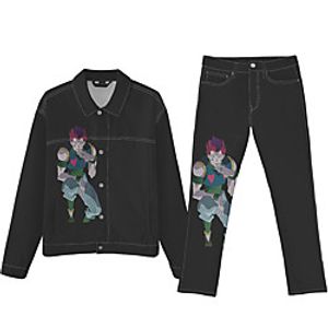 Inspired by Hunter X Hunter Hisoka Anime Cartoon Cloth Denim Jacket Jeans Harajuku Graphic Coat Pants For Women's Men's Lightinthebox