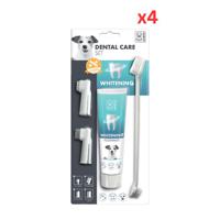 M-PETS Dental Care Set Whitening Toothpaste Kit (Pack of 4)