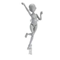 Bandai Tamashii S.H.Figuarts Body Chan -Ken Sugimori- Edition DX Set Gray Color Ver