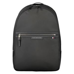 Tommy Hilfiger Black Polyester Backpack (TO-25934)