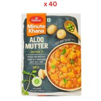 Haldirams Minute Khana Curry 300 Gm-Aloo Mutter Pack Of 40 (UAE Delivery Only)