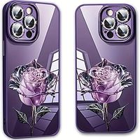Phone Case Blooming Flowers For IPhone15 14 Pro Max/13/12/11 Phone Case TPU Ultra-thin Glass Case Trend Couple Shell Protection Heat Dissipation Anti-drop All-inclusive miniinthebox - thumbnail