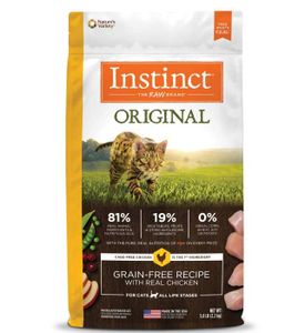 Instinct Original Grain Free Chicken Dry Cat Food (5Lbs)