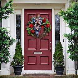 4th Of July Front Door Wreath Independence Day Wreath Celebration Lightinthebox