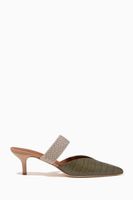 Maisie 45 Mules in Croc-Embossed Leather Maisie 45 Mules in Croc-Embossed Leather