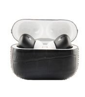 Merlin Craft Apple Airpods Pro Gen 2C Leather Alligator Black