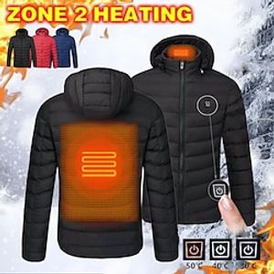 Female Heated Vest Piece Coat Male Coat Smart Charging Heating And Heating Coat Usb 2 Heating Area Womens Blouse Heating Coat miniinthebox