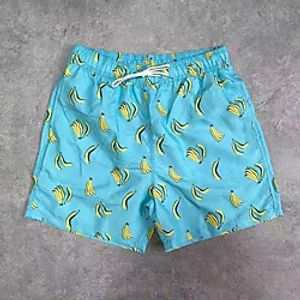 Men's Casual / Sporty Outdoor Sports Daily Beach Shorts Pants Fruit Short Drawstring Elastic Drawstring Design Blue miniinthebox