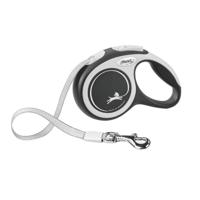 Flexi New Comfort Tape Leash Black - Small