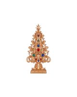 Christmas Creations Tree With Jewels Gold 233193