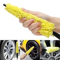 Car Cleaning Kit Car Wash Portable Microfiber Wheel Tire Rim Brush Auto Cleaning For Car Cleaning Accessories miniinthebox - thumbnail