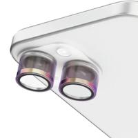 Levelo Lucent Duo 9H Hardness Camera Lens Protector For iPhone15 / 15 Plus- Titanium - thumbnail