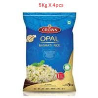 Crown Opal Basmati Rice 5Kg (Pack of 4)