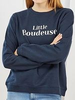 Casual Letter Print Sweatshirt - thumbnail