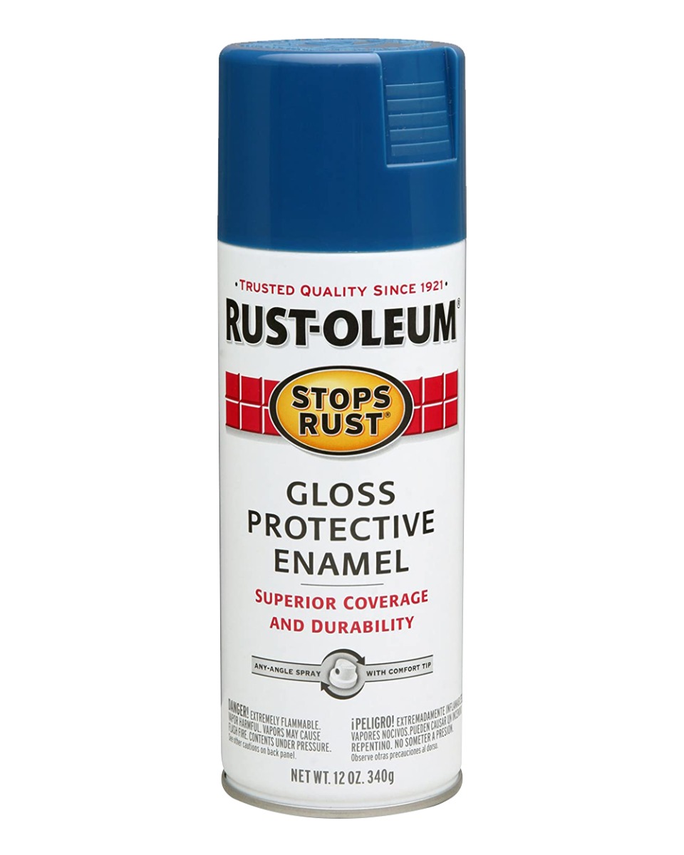 RustOleum Stops Rust Gloss Royal Blue 12Oz