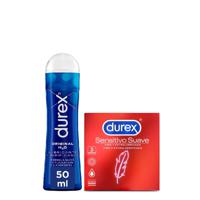 Durex Set Original Lubricating Gel + Sensitive Condoms