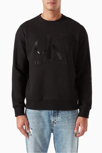 Logo Sweatshirt in Organic Blend Fleece