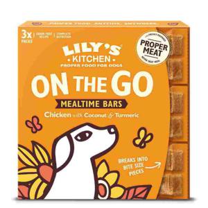 Lily's Kitchen Chicken On The Go Bars Multipack For Dogs 3X40G