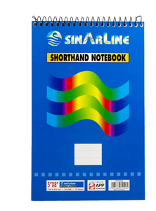 A5 SINARLINE SPIRAL PAD, TOP SPIRAL, LINE RULED, 56GSM, 70SHEETS/PAD