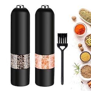 Automatic Salt Pepper Grinder Electric Spice Mill Grinder Seasoning Adjustable Coarseness Kitchen Tools Grinding For Cooking BBQ Lightinthebox