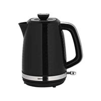 Krypton Cordless Kettle 1.7L Electric Plastic Kettle Black&Silver - KNK6377