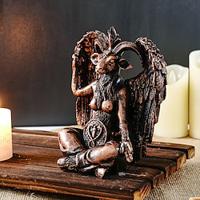 Terrifyingly Elegant Demon Goat Figurine for Hauntingly Beautiful Home Decor Captivatingly Macabre Artistry Lightinthebox