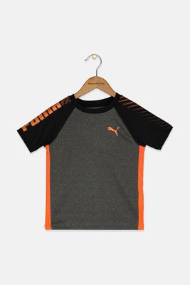 Toddler Boys Performance Raglan Tee  Charcoal Heather