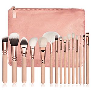 Professional Makeup Brushes Makeup Brush Set 15pcs Professional Full Coverage Synthetic Hair Wood Makeup Brushes for miniinthebox