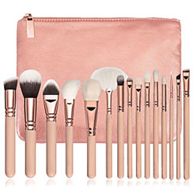 Professional Makeup Brushes Makeup Brush Set 15pcs Professional Full Coverage Synthetic Hair Wood Makeup Brushes for miniinthebox