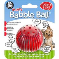 Petmate Pet Qwerks Blinky Babble Ball Interactive Dog Toy