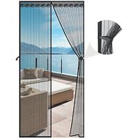 Magnetic Fly Screen Door, 90 x 210 cm, Insect Protection, Fly Curtain, Magnetic Door Curtains Against Flies Mosquito Velcro Mounting Door Mosquito Net for Balcony Door Patio Door Caravan Lightinthebox